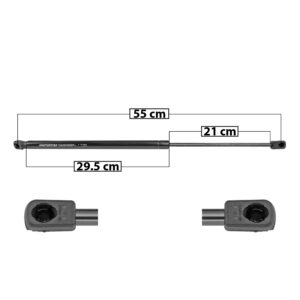 50967 AMORTIGUADOR 5TA PUERTA KI SPORTAGE 17-20 55 CM 29.5 CM 21 CM ENTRADA TIPO 9 ENTRADA 2 TIPO 9 125.89 139.38 SP-6889 5A PUERTA