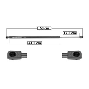 50977 AMORTIGUADOR 5TA PUERTA TY HIGHLANDER 14-19 63 CM 41.5 CM 17.5 CM ENTRADA TIPO 1 ENTRADA 2 TIPO 9 152.87 166.36 5798 DERECHO/IZQUIERDO