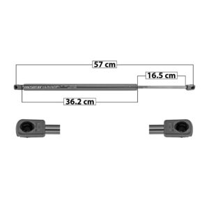 51034 AMORTIGUADOR 5TA PUERTA FD EXPEDITION 07-17  57 CM 36.2 16.5 CM ENTRADA TIPO 9 ENTRADA 2 TIPO 9 218.06 231.55 6626 SPART