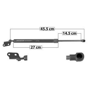 51045 AMORTIGUADOR 5TA PUERTA MZ CX-5 13-17  45.5 CM 27 CM 14.5 CM ENTRADA TIPO 1 ENTRADA 2 TIPO 17 139.38 152.87 8038 SPART IZQUIERDO