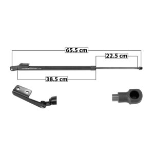 51051 AMORTIGUADOR 5TA PUERTA NS XTRAIL 15-20  MANUAL 65.5 CM 38.5 CM 22.5 CM ENTRADA 2 TIPO 1 89.92 103.41 5799 SPART IZQUIERDO