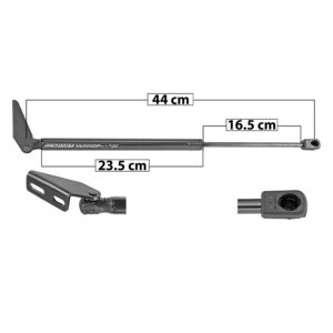 51056 AMORTIGUADOR 5TA PUERTA SZ SWIFT 05-10  44 CM 23.5 CM 16.5 CM ENTRADA 2 TIPO 9 87.67 101.16 8228 SPART DERECHO