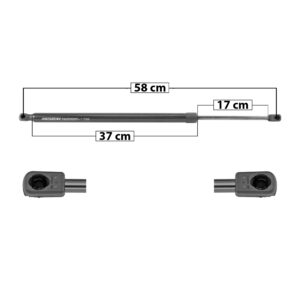 51093 AMORTIGUADOR 5TA PUERTA TY RAV 4 19-22  MANUAL 58 CM 37 CM 17 CM ENTRADA TIPO 9 ENTRADA 2 TIPO 9 136.01 149.48 SPART DERECHO/IZQUIERDO