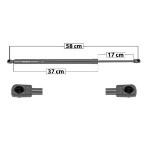 51119 AMORTIGUADOR 5TA PUERTA MZ CX-30 20-22  58 37 17 605 136 61.69 645 145 65.77 SPART 6502 Derecho/Izquierdo