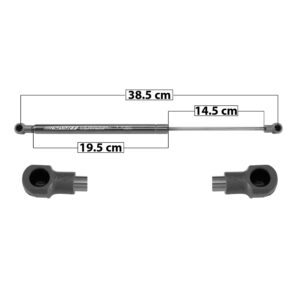 51179 AMORTIGUADOR VIDRIO TRASERO TY HIGHLANDER 14-19  38.5 19.5 14.5 195 43.84 19.88 135 30.35 13.77 SPART TUR Derecho/Izquierdo Trasera