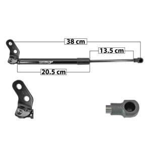 51208 AMORTIGUADOR 5TA PUERTA CV SPARK 11-15/BEAT 10-15  CON BRACKETS 38 20.5 13.5 ENTRADA TIPO 1 ENTRADA 2 TIPO 1 360 80.93 36.71 420 94.42 42.83 YOKOMITSU 95962016 CHN Derecho Trasera