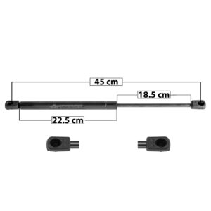 60004 AMORTIGUADOR 5TA PUERTA FD KA 01-08  45 CM 22.5 CM 18.5 CM ENTRADA TIPO 9 ENTRADA 2 TIPO 9 62.95 73.44 8137 MANIJAUTO DERECHO/IZQUIERDO