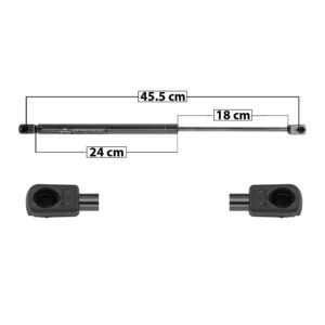 60014 AMORTIGUADOR 5TA PUERTA FD FOCUS ZX3 00-05  45.5 CM 24 CM 18 CM ENTRADA TIPO 9 ENTRADA 2 TIPO 9 146.13 159.61 7985 MANIJAUTO DERECHO/IZQUIERDO