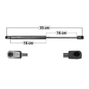 60058 AMORTIGUADOR COFRE CR 300  DG CHARGER 11-19  35 CM 16 CM 16 CM ENTRADA TIPO 0 ENTRADA 2 TIPO 0 53.28 66.77 SP-8759 MANIJAUTO DERECHO/IZQUIERDO