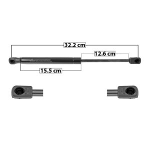60087 AMORTIGUADOR COFRE LR FREELANDER/LR2 06-14  32.2 CM 15.5 CM 12.6 CM ENTRADA TIPO 9 ENTRADA 2 TIPO 9 85.43 98.92 SP-8824 MANIJAUTO DERECHO/IZQUIERDO