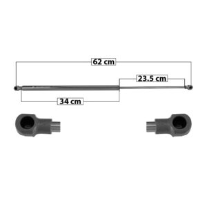 60104 AMORTIGUADOR 5TA PUERTA CV TRAX 13-20/TRACKER 13-15  62 CM 34 CM 23.5 CM ENTRADA TIPO 1 ENTRADA 2 TIPO 1 76.43 89.92 5887 MANIJAUTO DERECHO/IZQUIERDO