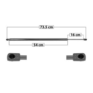 60111 AMORTIGUADOR 5TA PUERTA JP GRAND CHEROKEE 14-20  MANUAL 73.5 CM 54 CM 16 CM ENTRADA TIPO 1 ENTRADA 2 TIPO 9 157.36 170.85 5270 MANIJAUTO DERECHO