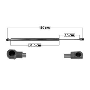 60113 AMORTIGUADOR VIDRIO TRASERO JP WRANGLER 11-18  50 CM 31.5 CM 15 CM ENTRADA TIPO 9 MANIJAUTO ENTRADA 2 TIPO 1 35.97 49.45 DERECHO/IZQUIERDO