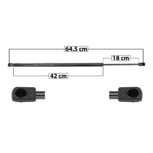60127 AMORTIGUADOR COFRE CV AVALANCHE/SUBURBAN  GM YUKON  CV TAHOE 07-14  64.5 42 18 ENTRADA TIPO 9 ENTRADA 2 TIPO 9 500 112.4 50.98 440 98.92 44.87 MANIJAUTO SP-5868 TUR Derecho