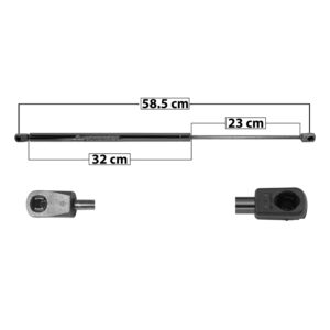 60128 AMORTIGUADOR 5TA PUERTA CV HHR 06-11  58.5 32 23 ENTRADA TIPO 18 ENTRADA 2 TIPO 9 365 82.06 37.22 425 95.54 43.34 MANIJAUTO 6287 TUR Derecho/Izquierdo