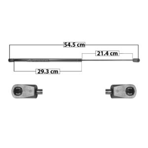 60193 AMORTIGUADOR VIDRIO 5TA PUERTA CV TRAIL BLAZER  GM ENVOY 02-09  54.5 29.3 21.4 ENTRADA TIPO 18 ENTRADA 2 TIPO 18 180 40.47 18.36 120 26.98 12.24 MANIJAUTO SP-6895 TUR Derecho/Izquierdo