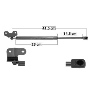 60203 AMORTIGUADOR COFRE HD ACCORD 03-07  41.5 23 14.5 ENTRADA TIPO 11 ENTRADA 2 TIPO 9 380 85.43 38.75 320 71.94 32.63 MANIJAUTO 8359 TUR