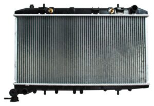 613-NSA026 RADIADOR TSURU III/ TSUBAME 97-17 AU L4/ 1.6/ 2.0 L 16 VALV (5/8) ALUMINIO SOLDADO SISSOKO SAMUI CN T155