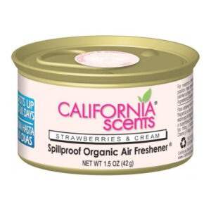 62012 AROMATIZANTE UN INDIVIDUAL CALIFORNIA SPILLPROOF STRAWBERRIES Y CREAM ORGANICO 42 GRS
