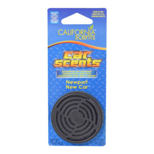 62018 AROMATIZANTE UN INDIVIDUAL CALIFORNIA CAR SCENTS CARRO NUEVO ORGANICO CON DISPENSADOR DE OLOR 42 GRS
