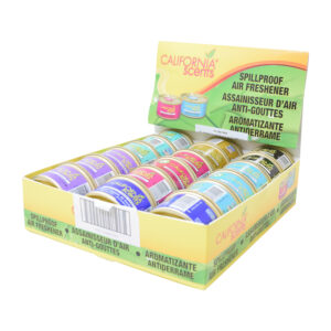 62022 AROMATIZANTE UN CAJA 18 PZAS CALIFORNIA SPILLPROOF MIX ORGANICO 42 GRS