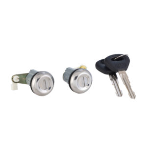 70021 CILINDRO PARA PUERTA MZ B1600/B2400 80-89/B2000/B2200 86-93 JUEGO METAL CROMADO TIPO ORIGINAL