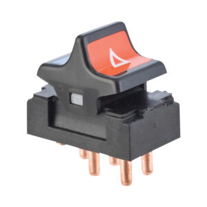 70123 CONTROL ELECTRICO FD AEROSTAR 86-97 DE ELEVADOR 5 PINS 1 TECLA AZUL/ROJO 12VCC TIPO ORIGINAL