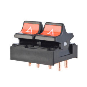 70124 CONTROL ELECTRICO FD AEROSTAR 86-97 DE ELEVADOR 6 PINS 2 TECLAS AZUL/ROJO 12VCC TIPO ORIGINAL