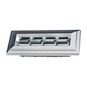 70170 CONTROL ELECTRICO CV PICK UP 81-91/BLAZER (C10) 86-90/SUBURBAN 81-91/CAPRICE 80-86/CITATION 82-83/MALIBU 78-84/MONTE CARLO 78-88 BK CENTURY 82-96 OD CUTLASS 82-91 DE ELEVADOR 10 PINS 4 TECLAS CROMADO 12VCC TIPO ORIGINAL
