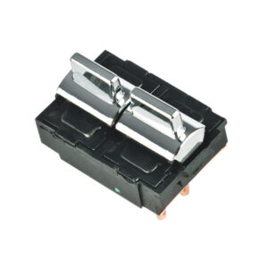70183 CONTROL ELECTRICO CV CAVALIER 82-83/SUBURBAN 87-89 BK REGAL 82-85 DE ELEVADOR 6 PINS 2 TECLAS CROMADO 12VCC TIPO ORIGINAL