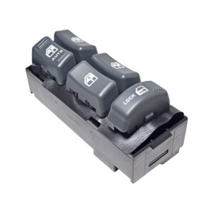 70230 CONTROL ELECTRICO CV CHEYENNE/SILVERADO 95-98/SUBURBAN/TAHOE 95-99/BLAZER (S10) 95-04  GM SIERRA 95-98/YUKON 95-99  DE ELEVADOR 17 PINS 5 TECLAS GRIS 12VCC MANIJAUTO