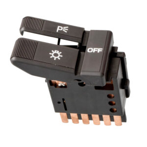 70302 INTERRUPTOR LUZ DE FARO CV ASTRO VAN 85-94/BLAZER (S10)/S10 82-94 IZ LUV 87-95 GM SONOMA 91-93 OD BRAVADA 91-94 6 PINS NEGRO 12VCC MANIJAUTO