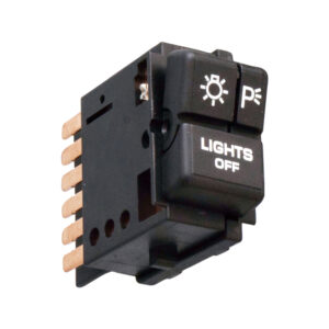 70304 INTERRUPTOR LUZ DE FARO JP CHEROKEE 74-83/COMANCHE 84-91/WAGONEER 86-91 OD CUTLASS 87-93 PT FIERO 84-88/FIREBIRD 82-92/BONNEVILLE 1987 6 PINS NEGRO 12VCC TIPO ORIGINAL