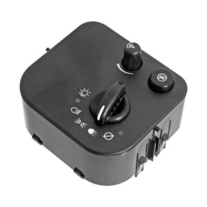 70426 INTERRUPTOR LUZ DE FARO CV EXPRESS VAN 03-07/TRAIL BLAZER GM ENVOY 02-09/SAVANA OD BRAVADA 03-07 12 PINS NEGRO 12VCC TIPO ORIGINAL