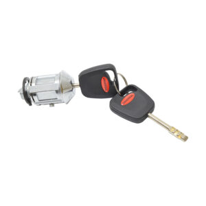70533 CILINDRO DE ENCENDIDO FD COURIER 01-12/FIESTA 97-02/IKON 01-07/KA 01-08 CON LLAVE LLAVE PARA CHIP 1 PIEZA METAL CROMO 12VCC