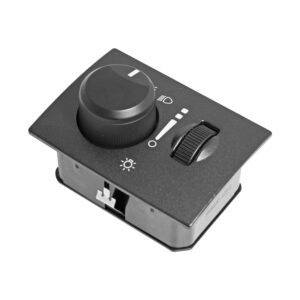 70552 INTERRUPTOR LUZ DE FARO DG CHARGER 06-10/CHALLENGER 08-10/MAGNUM 05-08 CR 300C/300 05-10 6 PINS CUADRO CON REGULADOR NEGRO SIN FARO NIEBLA 12VCC TIPO ORIGINAL