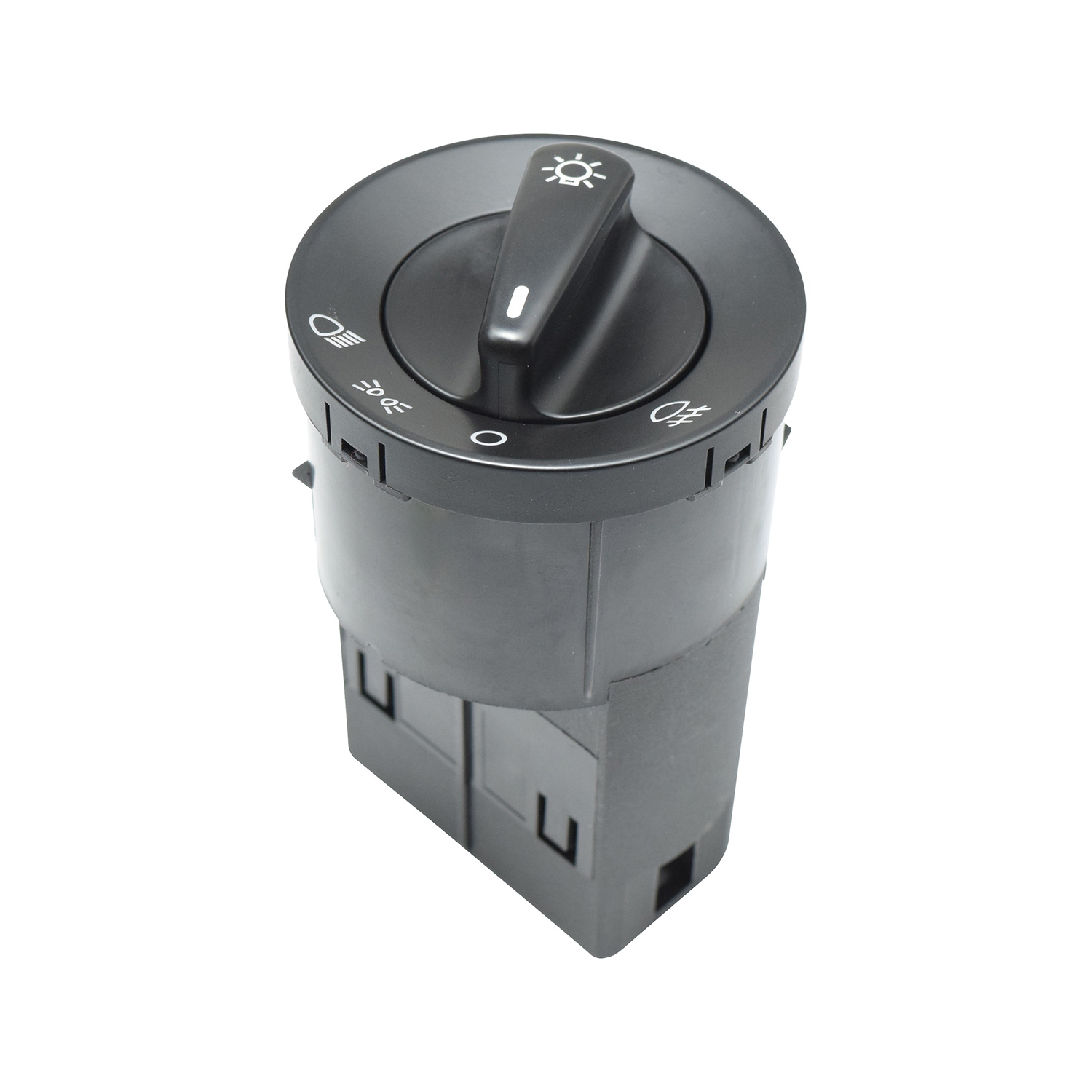 70597 INTERRUPTOR LUZ DE FARO VW GOLF 00-06/JETTA A4 99-07/CLASICO 08-15/BEETLE 98-11/PASSAT 98-04/VENTO 14-20/POLO 03-20/POINTER 06-10 SIN LUCES AUTOMATICAS 17 PINS 1 PASO NEGRO FILO NEGRO BASE LARGA PARA FARO NIEBLA 12VCC ECONOMICO