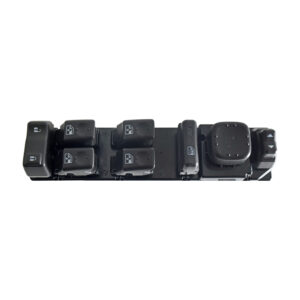 70622 CONTROL ELECTRICO CV CHEYENNE/SILVERADO 03-06/TAHOE/SUBURBAN 04-06  GM SIERRA 03-06/YUKON  CD ESCALADE 04-06  DE ELEVADOR 62 PIN 7 TECLAS NEGRO 12VCC DELANTERA IZQUIERDA