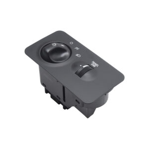 70626 INTERRUPTOR LUZ DE FARO FD SUPER DUTY F-250/F-350/F-450/F-550 99-04 12 PINS RECTANGULAR CON REGULADOR NEGRO SIN FARO NIEBLA 12VCC TIPO ORIGINAL