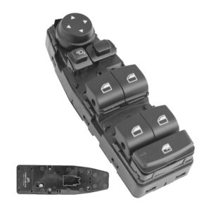 70627 CONTROL ELECTRICO BW X1 14-19/X5 08-18/X6 13-19/X2 16-19  DE ELEVADOR 8 PINS 8 TECLAS NEGRO PARA ESPEJOS AUTOABATIBLES 12VCC MANIJAUTO DELANTERO IZQUIERDO