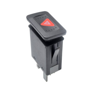 70696 BOTON DE INTERMITENTES VW GOLF 00-06/JETTA A4 99-07/CLASICO 08-15 7 PIN 1 TECLA NEGRO 12VCC MANIJAUTO
