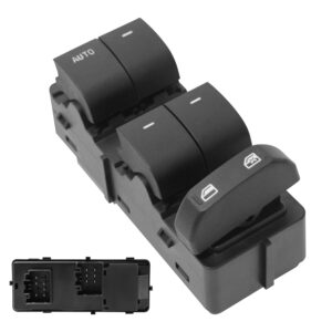 70731 CONTROL ELECTRICO FD F-150/F-250/LOBO 09-14 DE ELEVADOR 12 PINS 5 TECLAS NEGRA 12VCC
