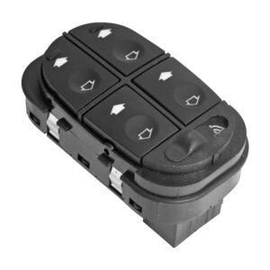 70779 CONTROL ELECTRICO FD CONTOUR 96-00 MR MYSTIQUE 95-00 DE ELEVADOR 12 PINS 5 TECLAS NEGRA 12VCC MANIJAUTO