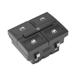 70862 CONTROL ELECTRICO VW POINTER 00-05 DE ELEVADOR 8 PINS 5 TECLAS NEGRO 12VCC DELANTERA DERECHA/IZQUIERDA