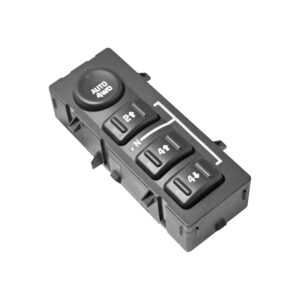 70883 CONTROL ELECTRICO CV CHEYENNE/SILVERADO 03-06/AVALANCHE 02-06/SUBURBAN/TAHOE GM YUKON 04-06/SIERRA 03-06 DE ELEVADOR 12 PINS 4 TECLAS NEGRO INTERRUPTOR 4X4 12VCC MANIJAUTO