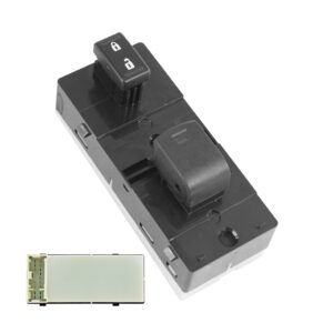 70931 CONTROL ELECTRICO NS FRONTIER 05-15/X-TERRA 09-15  DE ELEVADOR 8 PINS 2 TECLAS NEGRA 12VCC MANIJAUTO DELANTERO DERECHO
