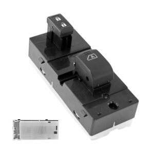 70932 CONTROL ELECTRICO NS PATHFINDER 05-12/ARMADA 04-08/TITAN 04-15  DE ELEVADOR 9 PINS 2 TECLAS NEGRO 25411-7S200 12VCC CHN CHIN MANIJAUTO Derecho Delantera