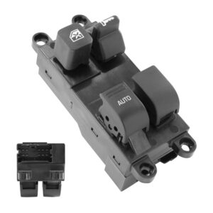 70934 CONTROL ELECTRICO NS FRONTIER 98-04  DE ELEVADOR 10 PINS 4 TECLAS NEGRO CABINA SENCILLA 25401-8B800 12VCC CHN CHIN MANIJAUTO Izquierdo Delantera