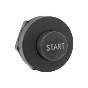 70992 CILINDRO DE ENCENDIDO UN START 50-20 1 PIEZA 2 PINS DE BOTON PLASTICO NEGRO 12VCC 12VCC MANIJAUTO