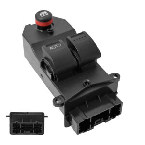 71014 CONTROL ELECTRICO HD CIVIC 2P COUPE 01-05 DE ELEVADOR 14 PINS 3 TECLAS NEGRO 12VCC MANIJAUTO